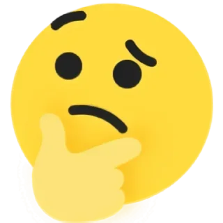 🤔 emoji @FULLSITION <- БОЛЬШЕ Telegram sticker 23 of 50
