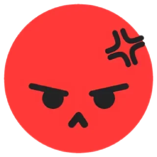 😡 emoji @FULLSITION <- БОЛЬШЕ Telegram sticker 8 of 50