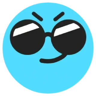 😎 emoji @FULLSITION <- БОЛЬШЕ Telegram sticker 17 of 50