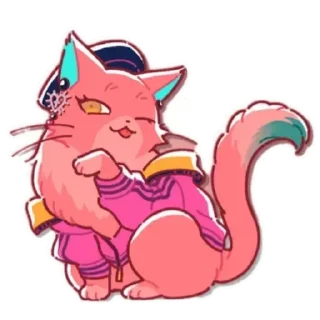 Sticker from Парадокс лайв кот