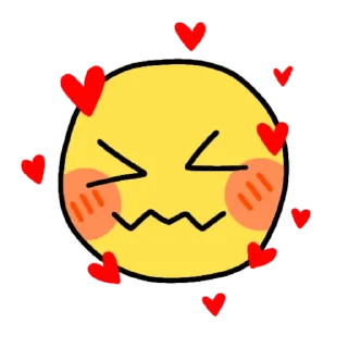 😖 emoji смайлики <3 Telegram sticker 8 of 42
