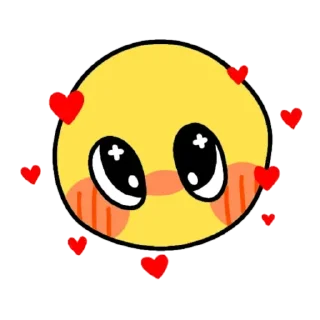 🥰 emoji смайлики <3 Telegram sticker 16 of 42