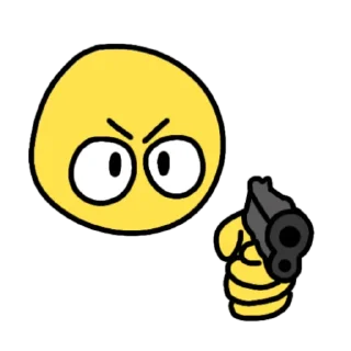 🔫 emoji смайлики <3 Telegram sticker 10 of 42