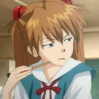 🌟 emoji Аска Сорью Ленглишь Telegram sticker 1 of 84
