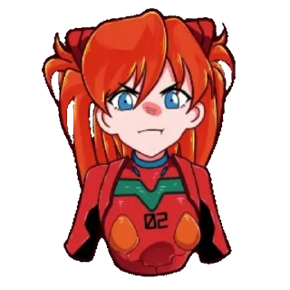 Sticker from Аска Лэнгли Сорью
