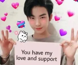 Sticker from the boyz