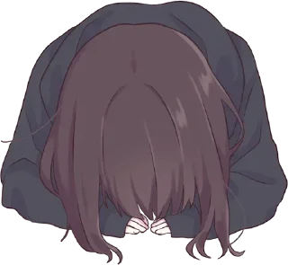 😰 emoji Menhera Chan @duishenov_talgat Telegram sticker 6 of 120