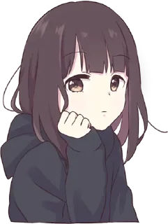 😒 emoji Menhera Chan @duishenov_talgat Telegram sticker 8 of 120