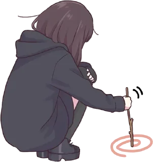 😶 emoji Menhera Chan @duishenov_talgat Telegram sticker 17 of 120