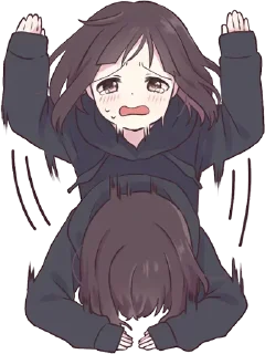 😓 emoji Menhera Chan @duishenov_talgat Telegram sticker 16 of 120