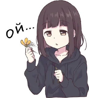 😐 emoji Menhera Chan @duishenov_talgat Telegram sticker 10 of 120