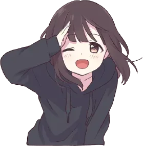😋 emoji Menhera Chan @duishenov_talgat Telegram sticker 12 of 120