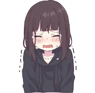 😭 emoji Menhera Chan @duishenov_talgat Telegram sticker 20 of 120