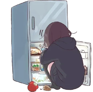 🍔 emoji Menhera Chan @duishenov_talgat Telegram sticker 18 of 120