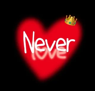 Sticker from never love