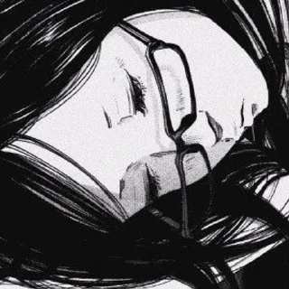 😞 emoji oyasumi punpun || by @johnegbertlover Telegram sticker 11 of 90