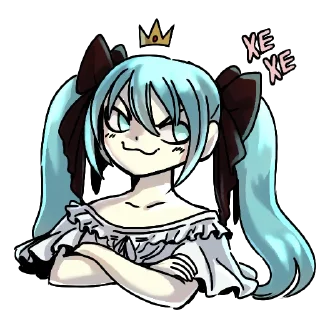 Sticker from miku stickers!
