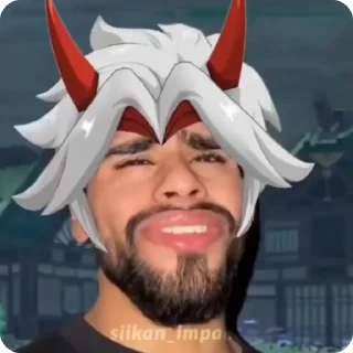 🤨 emoji Больше стикеров 👉🏻 @genshinstickers1 Telegram sticker 20 of 45