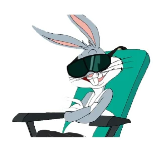 😎 emoji Багз Банни @stickernayaa Telegram sticker 12 of 26