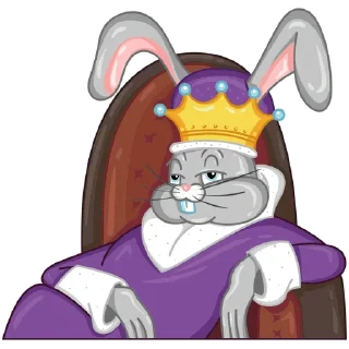 👑 emoji Банни @bunny_casino_bot Telegram sticker 10 of 10