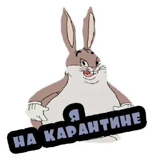 🦠 emoji Багз Банни @stickernayaa Telegram sticker 7 of 26