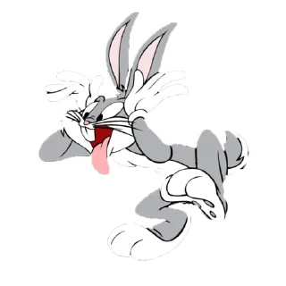 👅 emoji Багз Банни @stickernayaa Telegram sticker 6 of 26