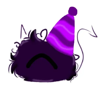 🥳 emoji 🖤Посипака💜 (_love_13kart_pikovary_) Telegram sticker 5 of 16
