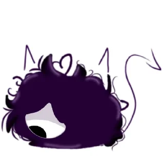😞 emoji 🖤Посипака💜 (_love_13kart_pikovary_) Telegram sticker 4 of 16