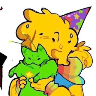 🐱 emoji ✮party noob ✮ -♡ Telegram sticker 23 of 34