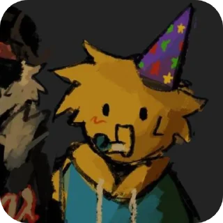 🐱 emoji ✮party noob ✮ -♡ Telegram sticker 21 of 34