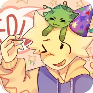 📖 emoji ✮party noob ✮ -♡ Telegram sticker 10 of 34