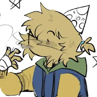🐦 emoji ✮party noob ✮ -♡ Telegram sticker 8 of 34