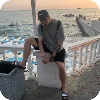 🏖 emoji это ты это я между нами молния Telegram sticker 5 of 54