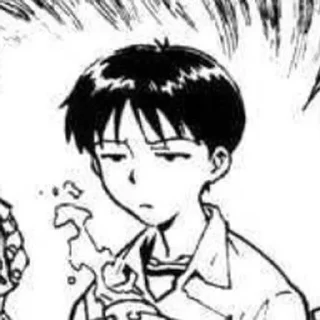 🫠 emoji shinji ikari manga by @shutyaoo Telegram sticker 18 of 44