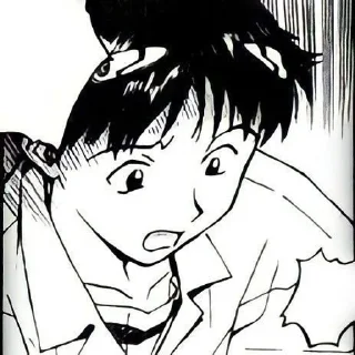 😱 emoji shinji ikari manga by @shutyaoo Telegram sticker 15 of 44
