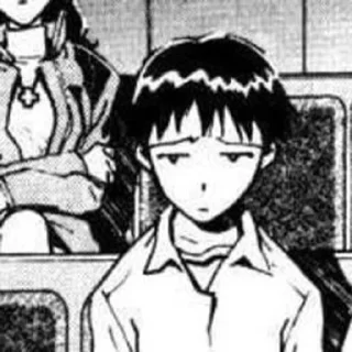 😥 emoji shinji ikari manga by @shutyaoo Telegram sticker 19 of 44