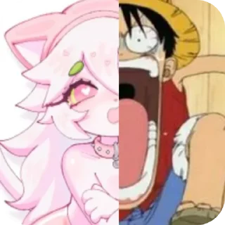 😱 emoji Cattail or Luffy @DarKYnvm Telegram sticker 15 of 44