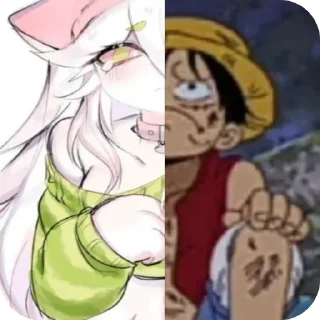 Cattail or Luffy @DarKYnvm sticker 1