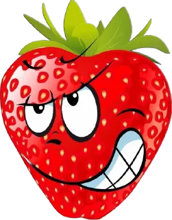Sticker from Strawberries