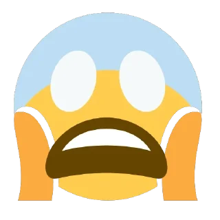 😱 emoji T-remix Telegram sticker 10 of 30