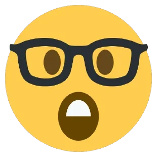 🤓 emoji T-remix Telegram sticker 19 of 30