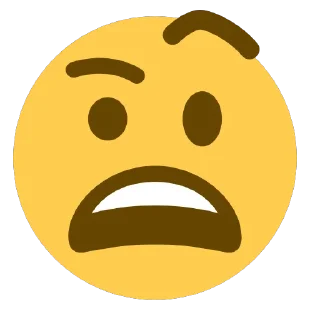😩 emoji T-remix Telegram sticker 21 of 30