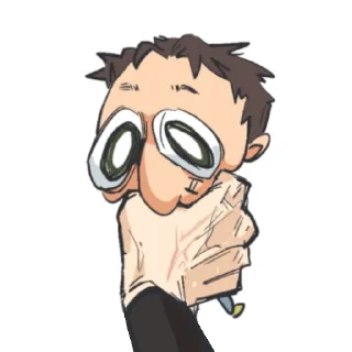 😶 emoji лисята @boloto_sd Telegram sticker 4 of 9