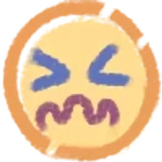 😖 emoji Милые твари Telegram sticker 12 of 106