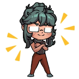 😎 emoji Фанни (киноканал @fantv_ru) Telegram sticker 11 of 18