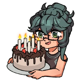 🎂 emoji Фанни (киноканал @fantv_ru) Telegram sticker 18 of 18