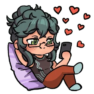 😍 emoji Фанни (киноканал @fantv_ru) Telegram sticker 14 of 18
