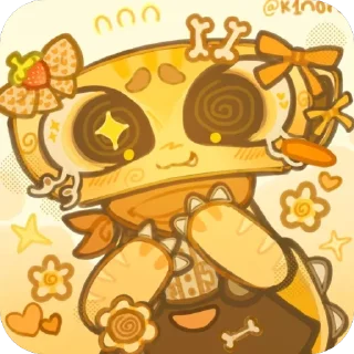 ☺️ emoji ˊˊShelly Fossilianˊˊ Telegram sticker 8 of 76