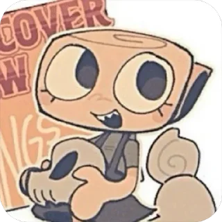 😃 emoji ˊˊShelly Fossilianˊˊ Telegram sticker 6 of 76