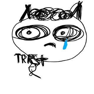 😥 emoji Милый котик томи Telegram sticker 4 of 25